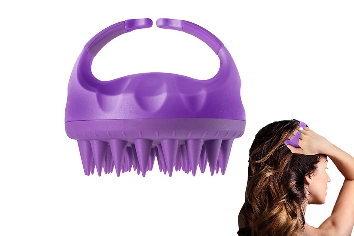 Hair Scalp Massager Shampoo Brush -Purple