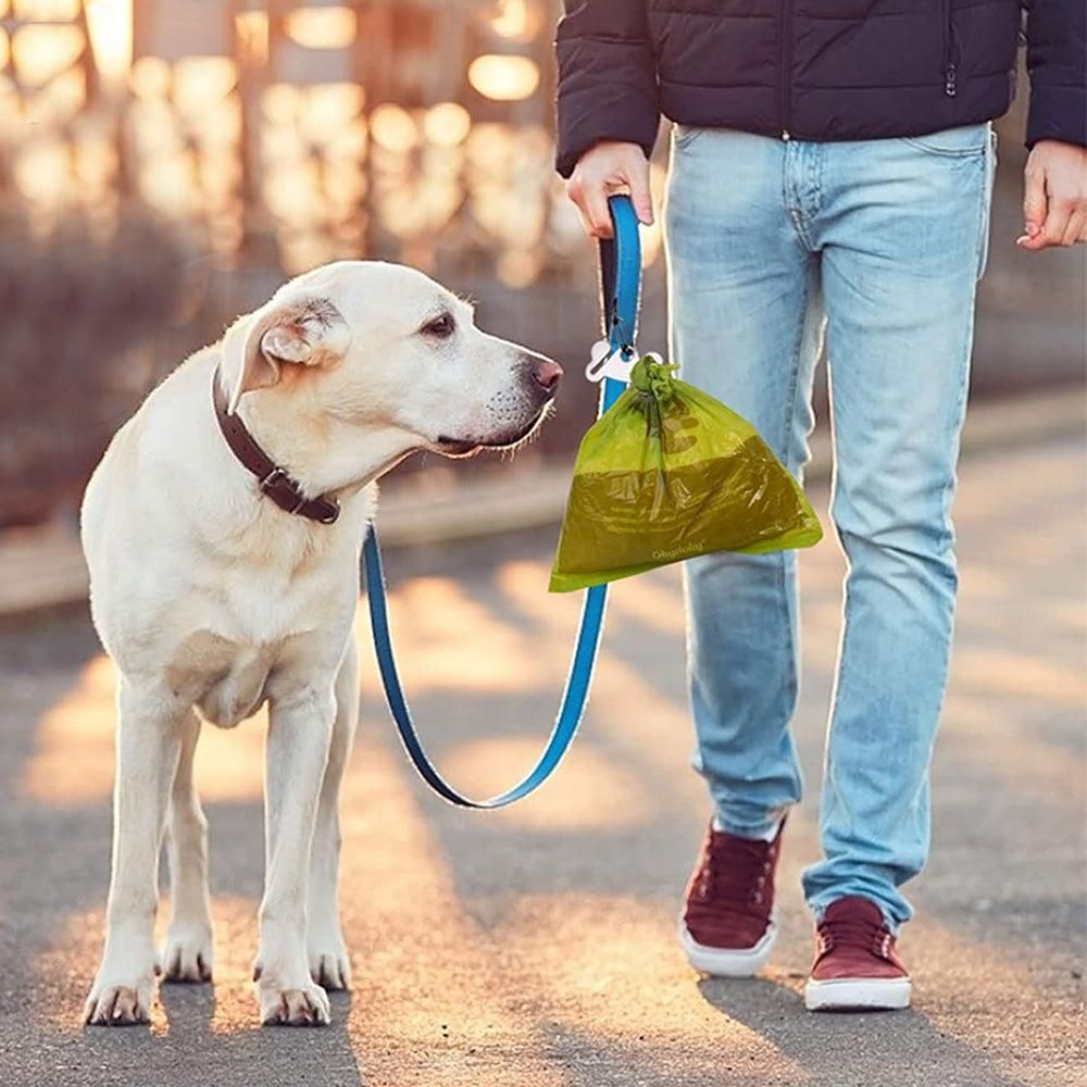 2PCS Metal Dog Poop Bag Holder Clips - Hands-Free Leash Attachment