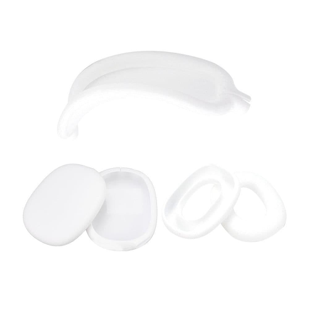Headphone Case Silicone Cover Set for Apple AirPods Max White