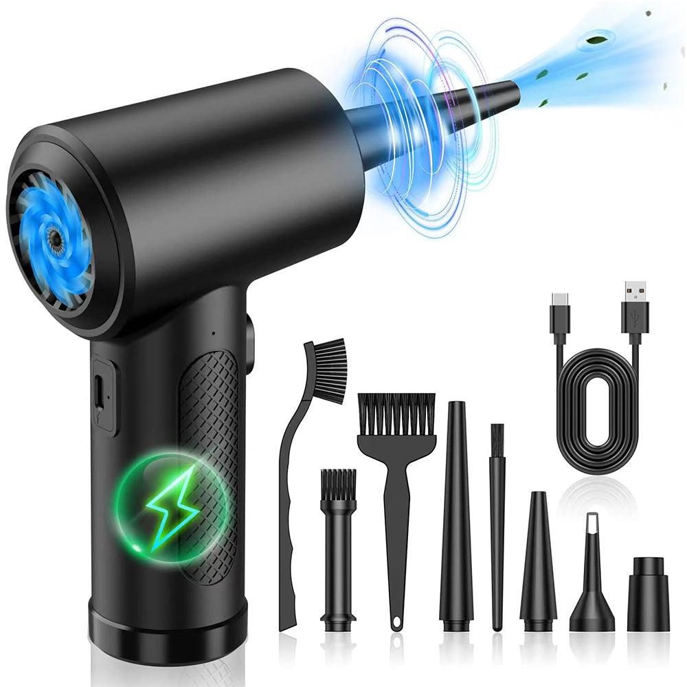 Cordless Electric Air Duster - 51000RPM Handheld Blower for PC Cleaning