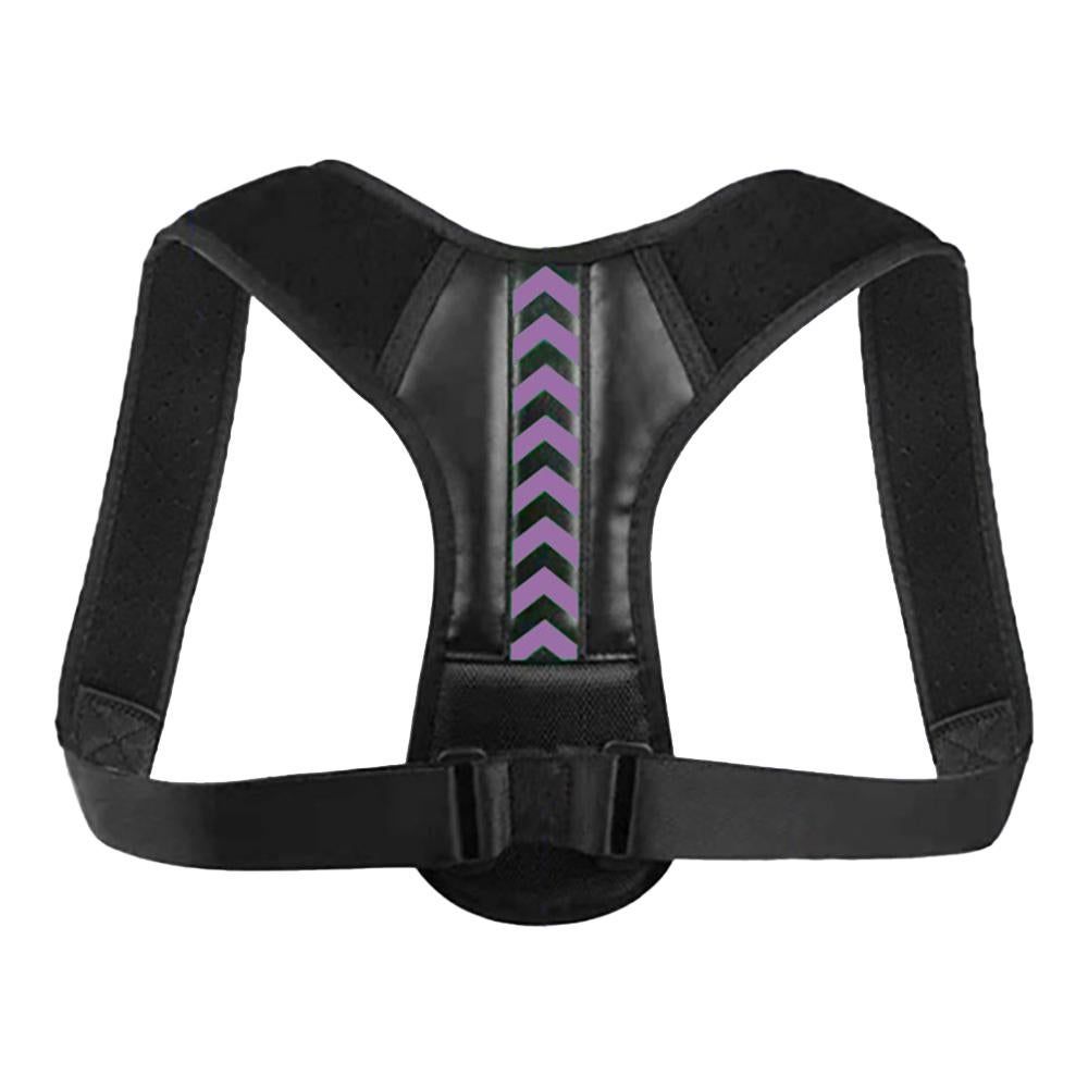 Posture Corrector Back Brace for Women and Men Adjustable Upper Shoulder Back Support Brace -Purple
