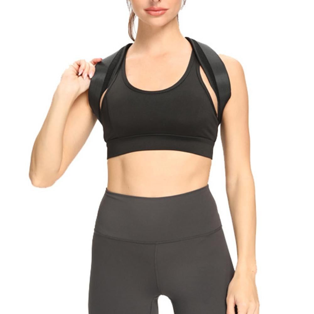Posture Corrector Back Brace for Women and Men Adjustable Upper Shoulder Back Support Brace -Purple