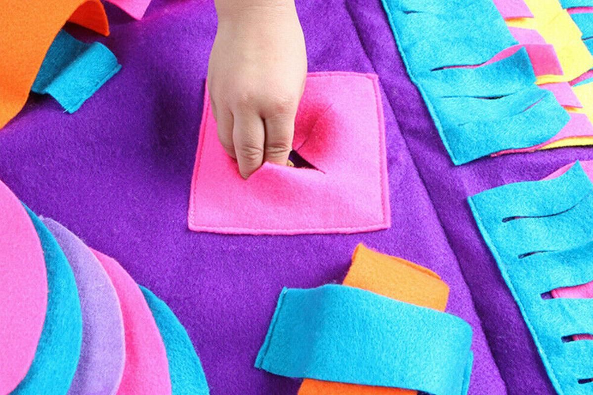 Dog Pet Nose Training Sniffing Pad Toys Blanket Game Feeding Cushion Snuffle Mat