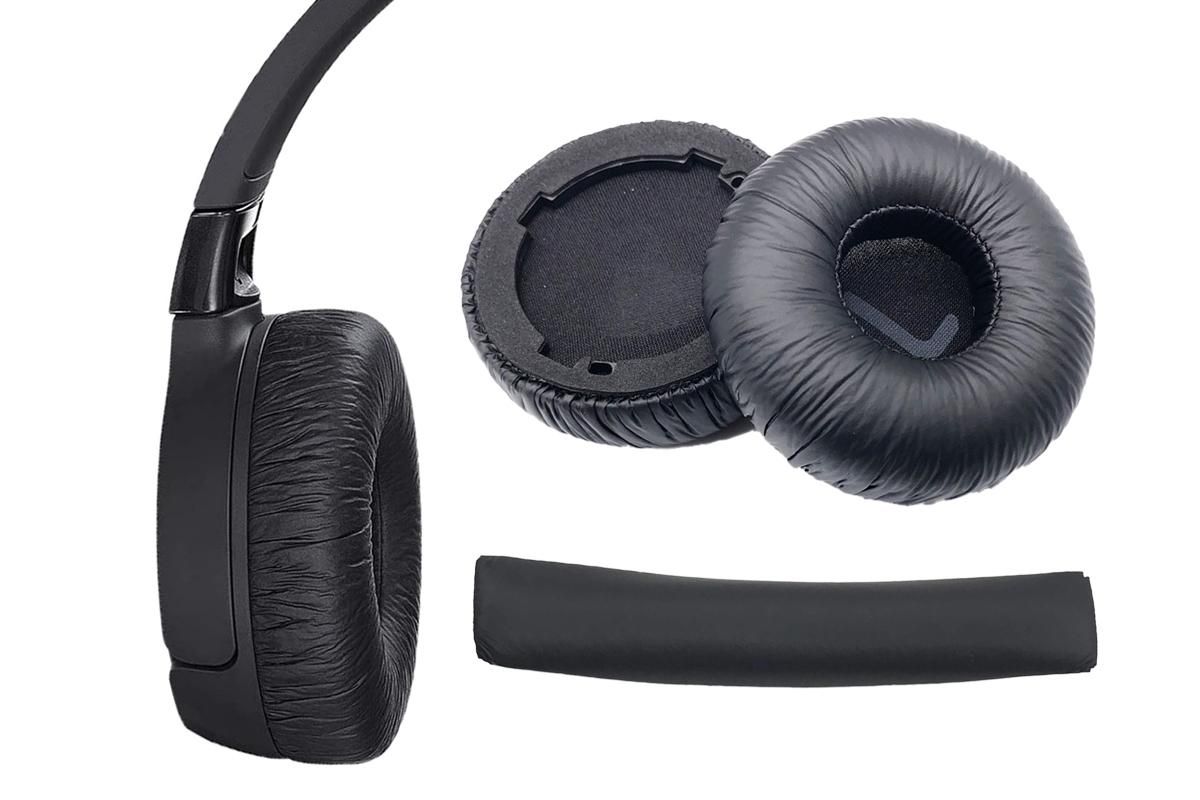Earpads Replacement Ear Cushions Pad Covers Compatible with JBL Tune600BT T520BT -White