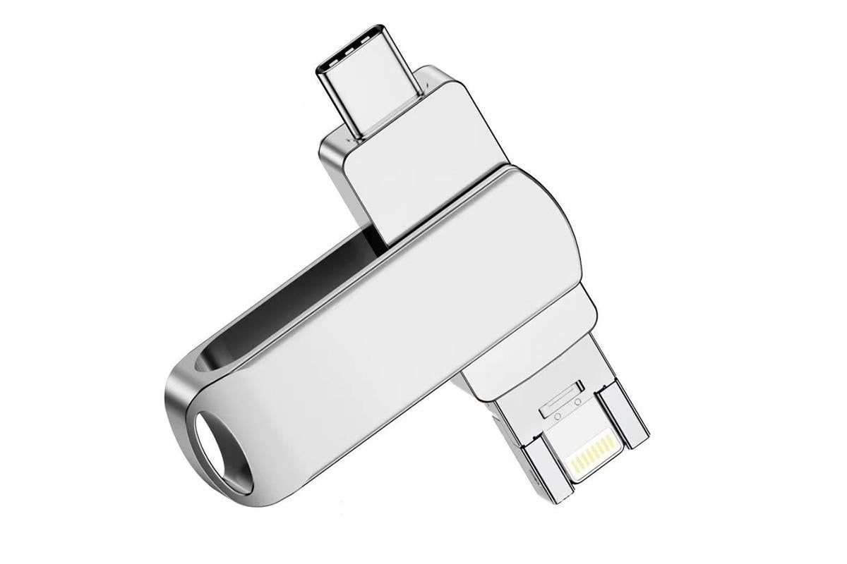 4 in 1 USB Flash Drive Photo Stick USB 3.0 Memory Stick Storage for Photos Backup -Rotating USB Flash Drive 8GB