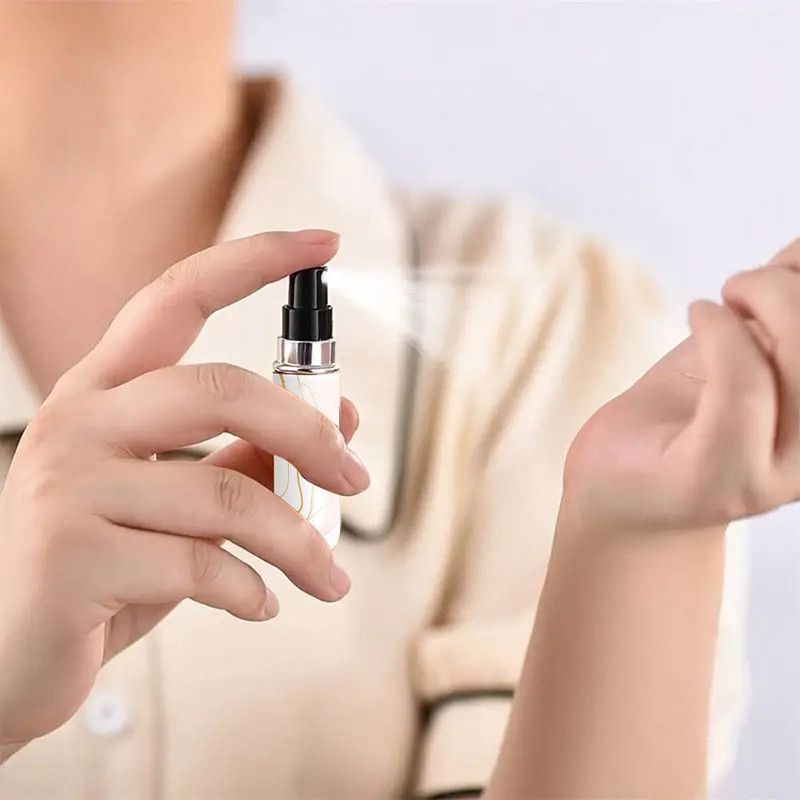 3-Pack - 5ml Portable Perfume Sample Bottles, Bottom-Fill Leak-Proof Travel Spray Bottles - Pink