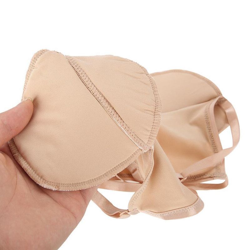 Reusable Underarm Sweat Pads, Invisible Anti-Sweat Armpit Liners, Breathable Sweat-Proof Pads—Dark Skin Tone
