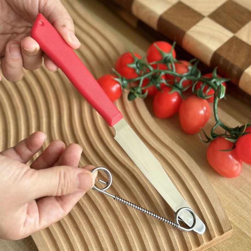 2-in-1 Stainless Steel Spring Peeler, Fruit and Vegetable Slicer, Peeling Tool - Gray