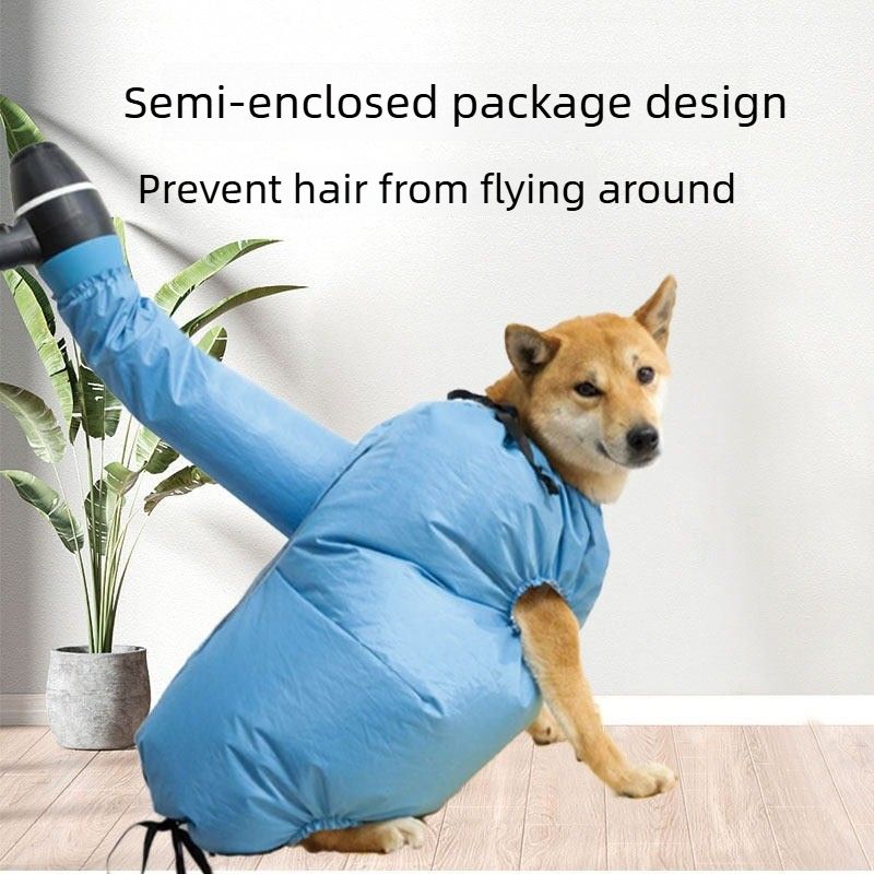 Pet Drying Bag for Cats and Dogs, Universal Blow-Dry Bag for Post-Bath Grooming, Size L (10–20 kg)