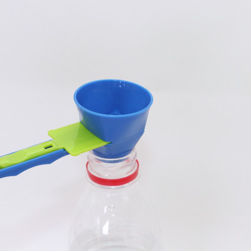 Leak-proof coffee scoop,Sliding coffee funnel,Coffee scoop with measurements,Coffee bar tool,1pc,green