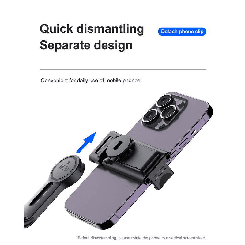 Live Streaming Phone Stand 360 Degree Auto Face Tracking Compact Desktop Base