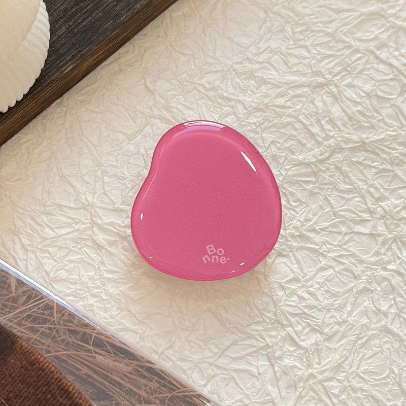 Simple Colorful Crystal Phone Grip Stand – Rose Pink