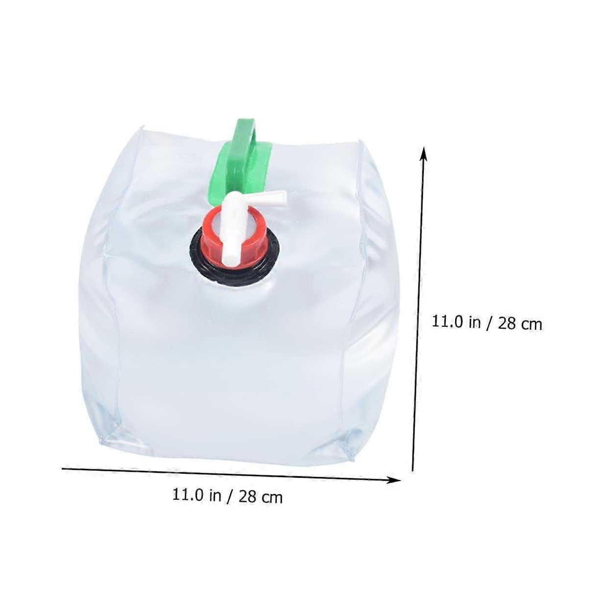 20L Camping Water Bag with Collapsible SpaceSaving Design, Wide Mouth Easy Fill, Reusable for Hiking and Travel
