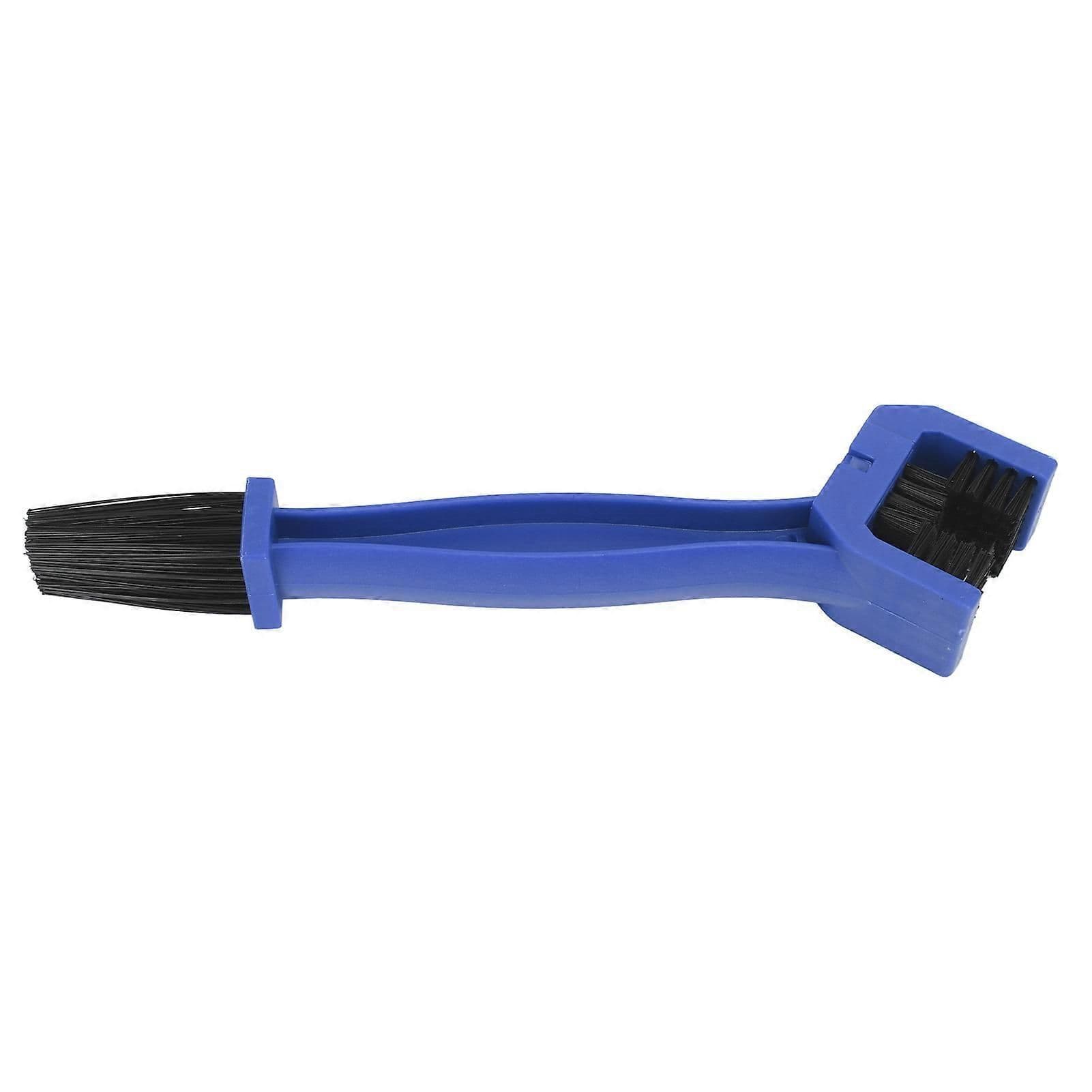 Bicycle Chain Cleaner Tool Double-Ended Design Ergonomic Handle Blue