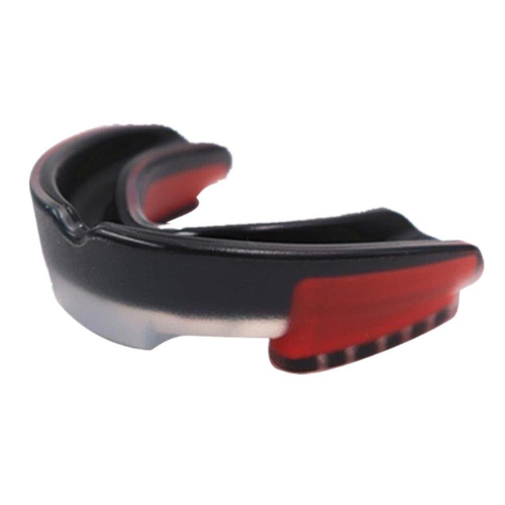 2Pcs Professional Sports Mouthguard Teeth with Strap EVA Sports Mouth Guards -Blue with Black