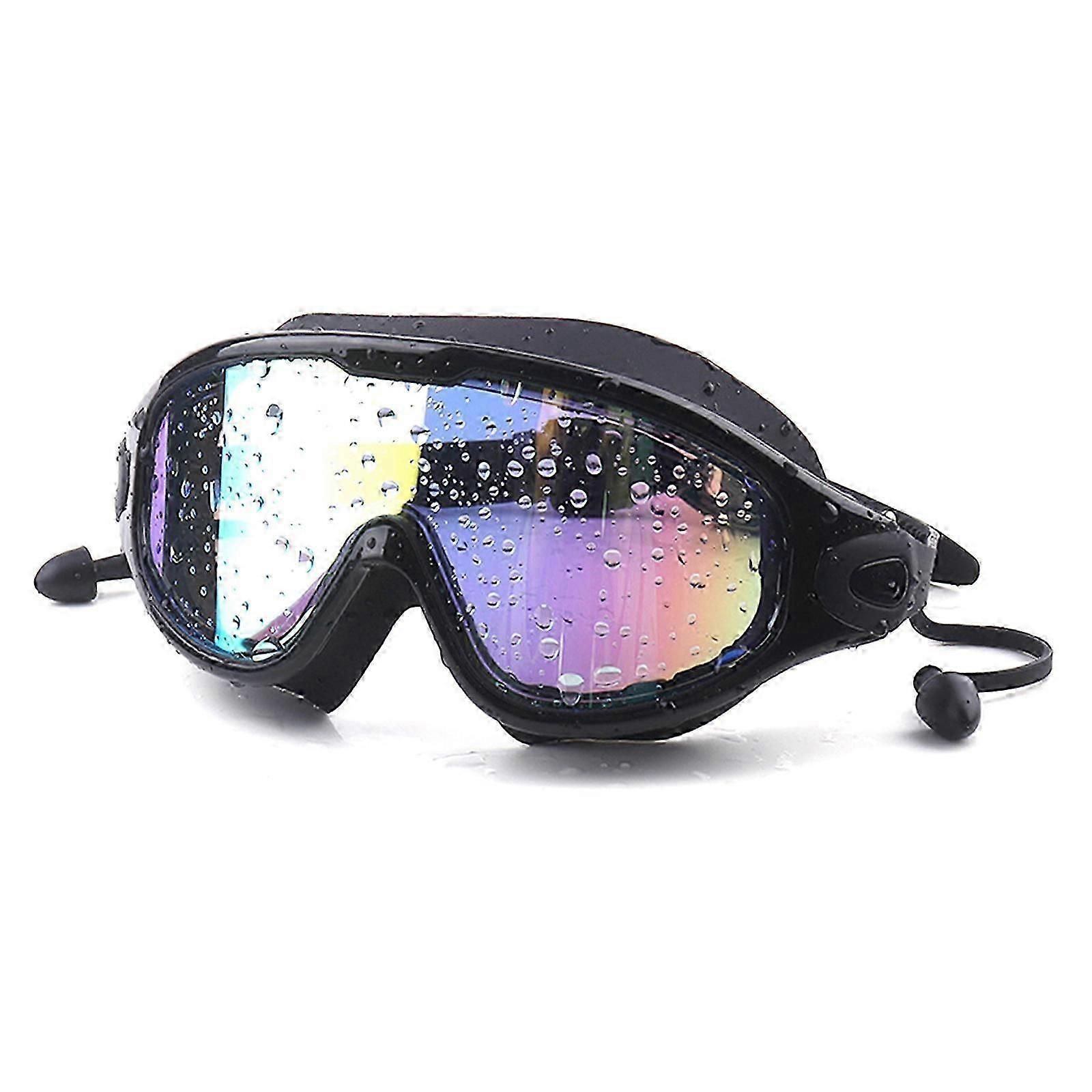 Waterproof Swim Goggles for Women and Men, Anti-Fog Flat Light Snorkeling Diving Swim Goggles