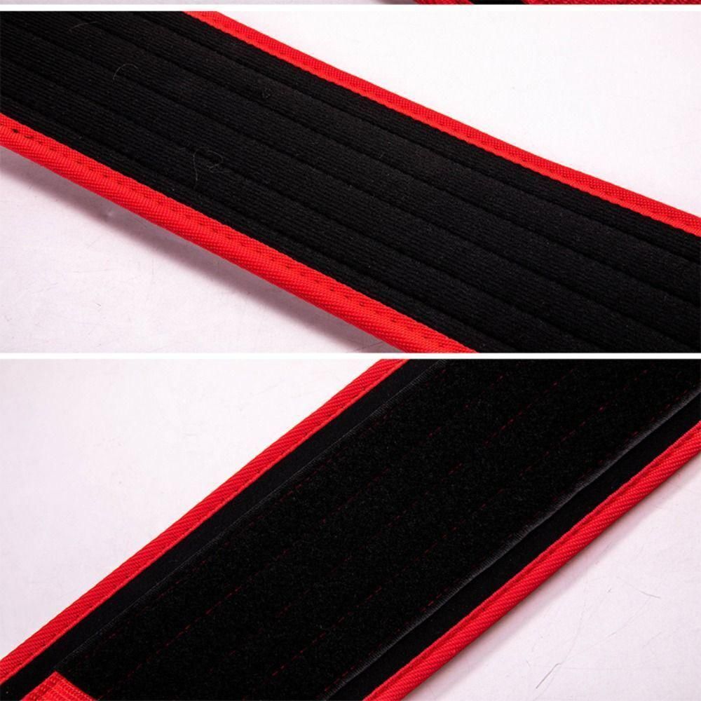 Weightlifting Belt Fitness Belt For Bodybuilding Powerlifting Cross Training -Red S