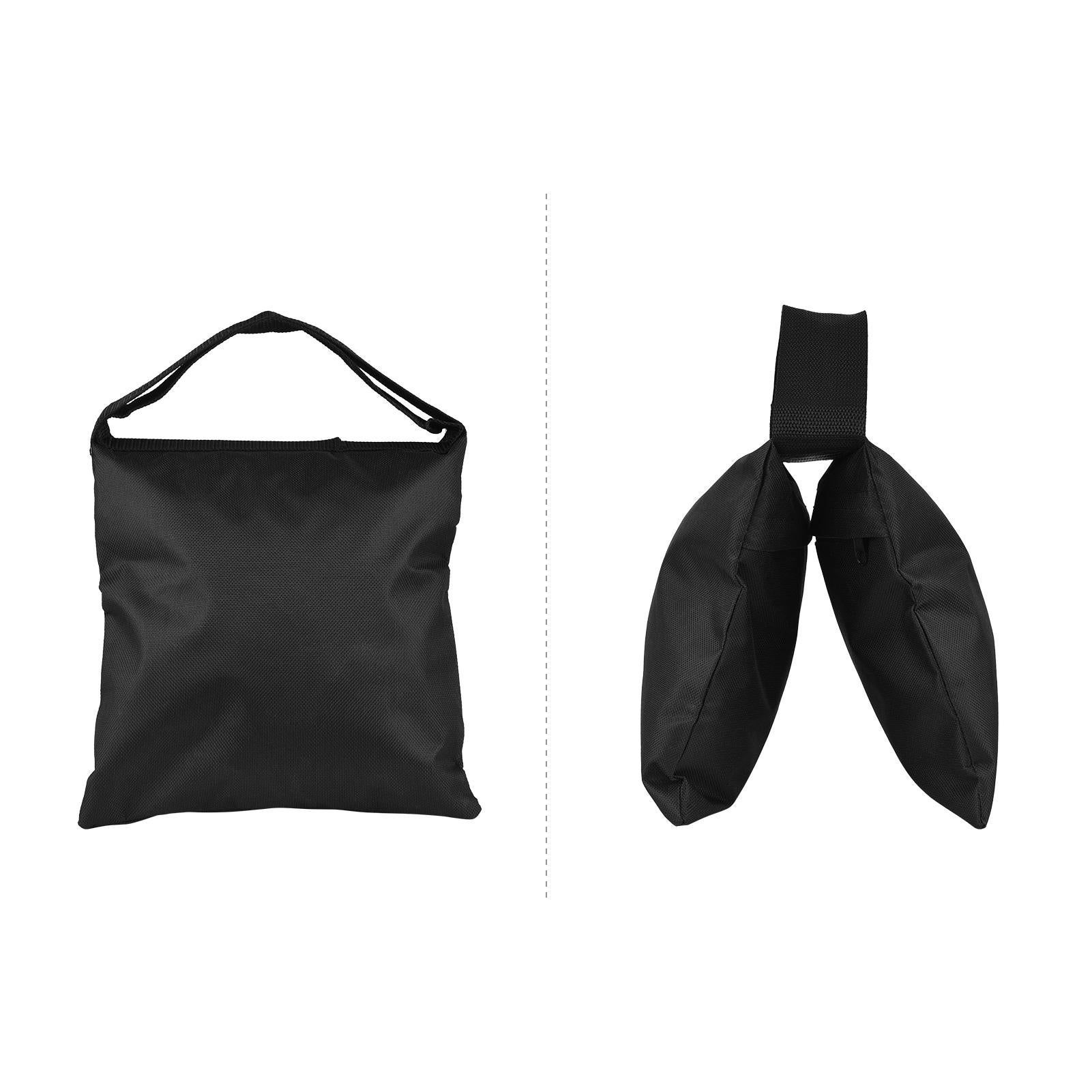 2 PCS Photography Weight Bags Counter-balance Sandbag for Studio Outdoor Video ing(Black,2 pcs)