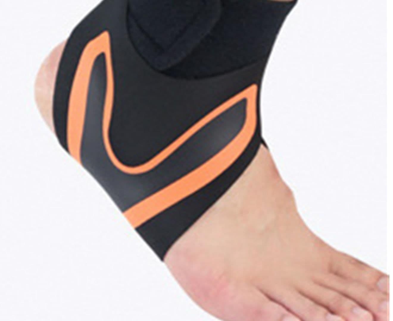 Ankle Support Compression Socks Anti-sprain Protection Outdoor Sports Climbing Equipment Orange M