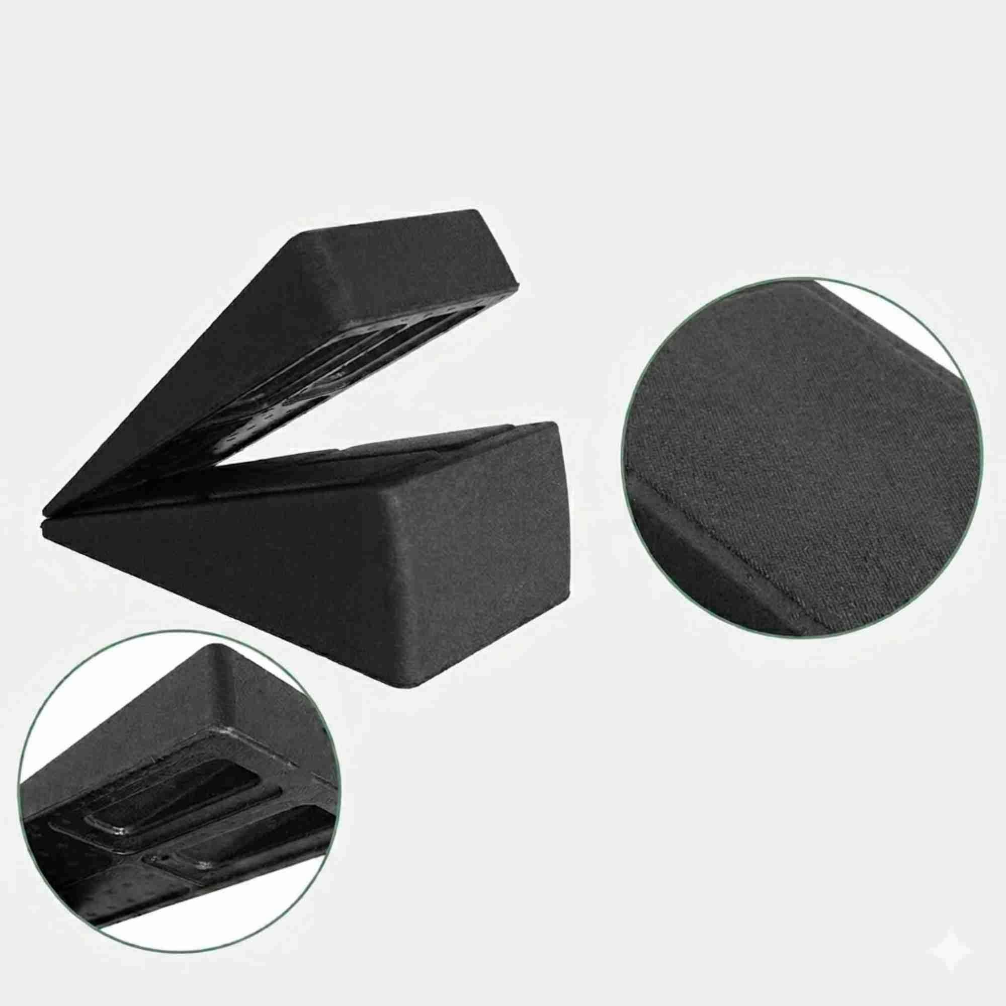3pcs Slant Board Squat Wedge Set Calf Stretcher Yoga Block Exercise Gym Fitness