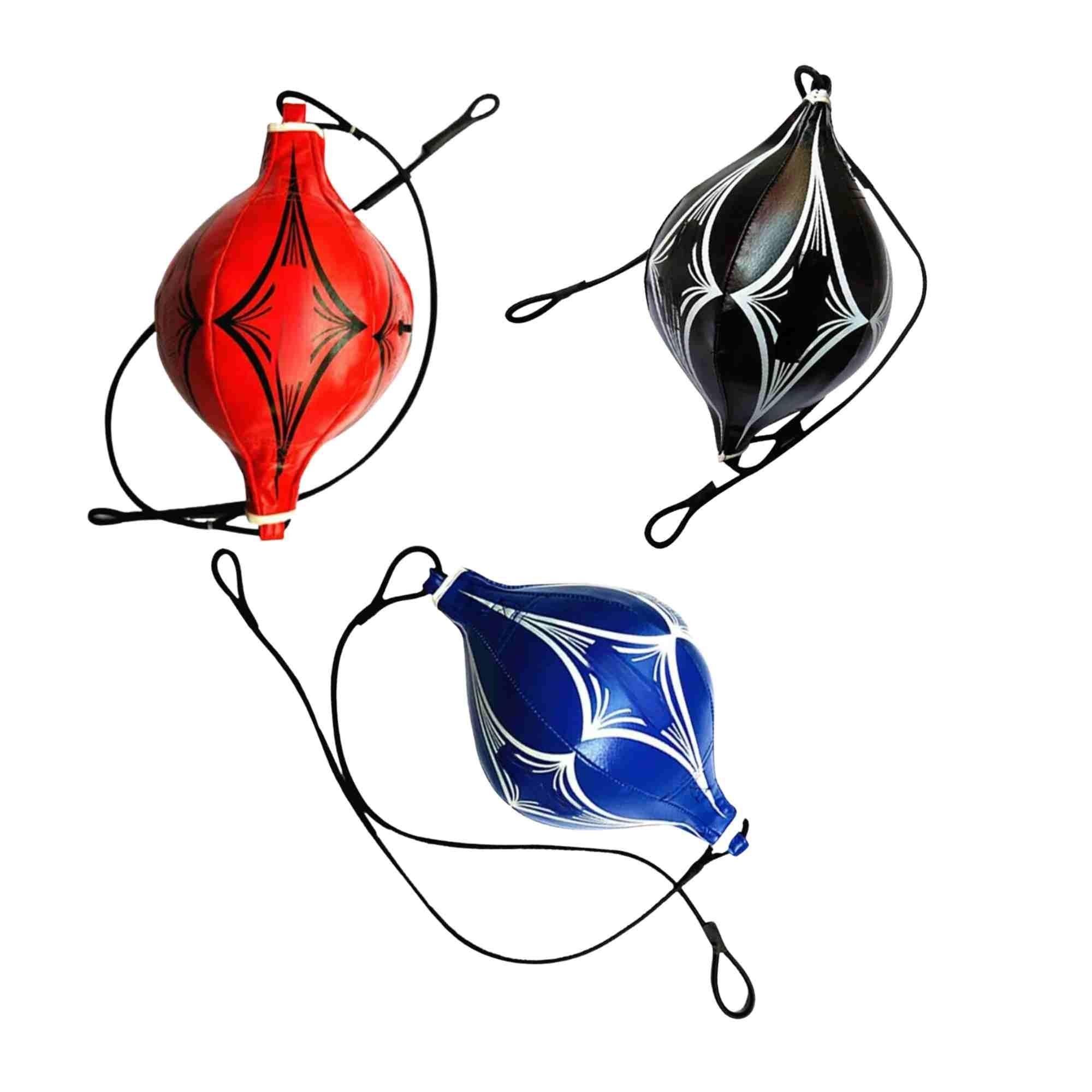 Floor To Kick Bag End Boxing Speed Training Ball Ceiling Punch - Black