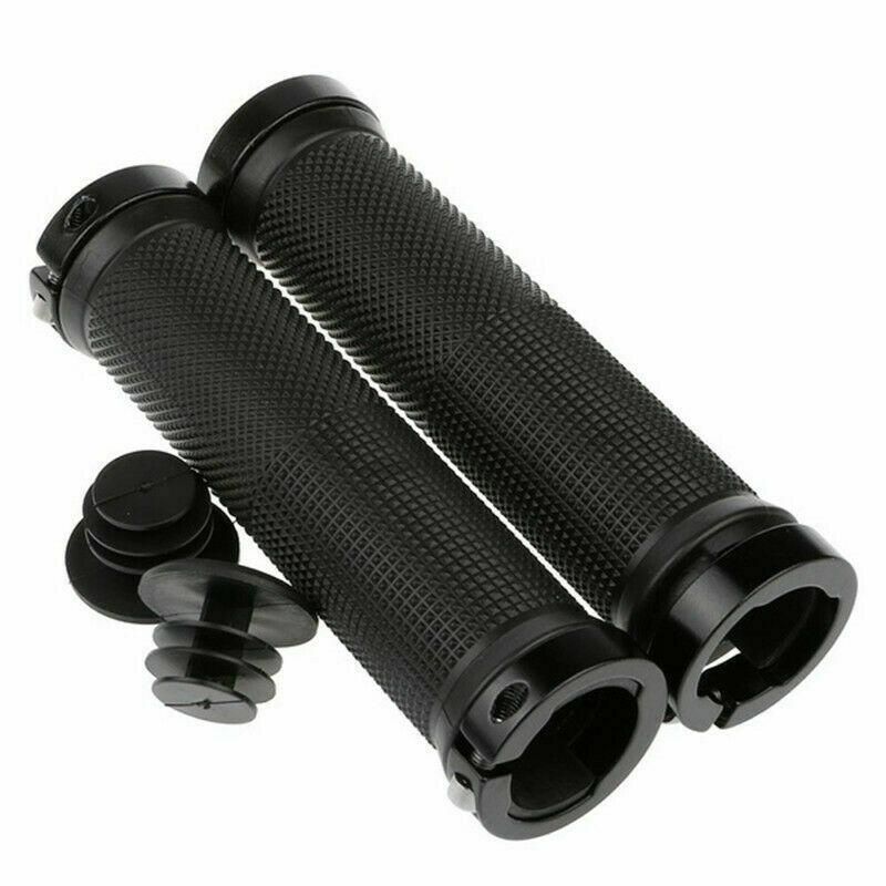 Non-slip Bike Bicycle Handlebar Grips Cycling 130mm - Blue