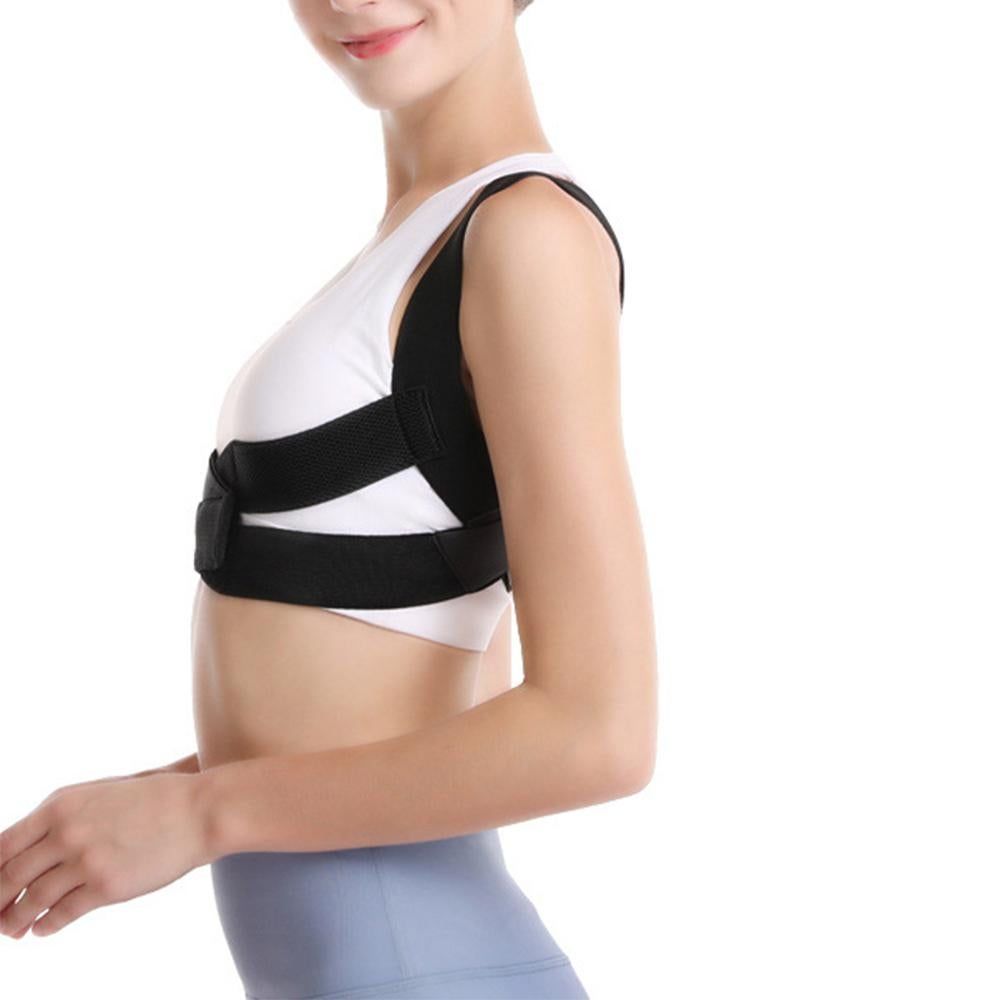 Back Posture Corrector Shoulder Brace Clavicle Support Strap Belt -M