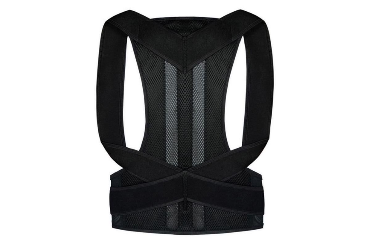 Hook and Loop Shoulder Support Brace Belt Back Posture Correctors -L