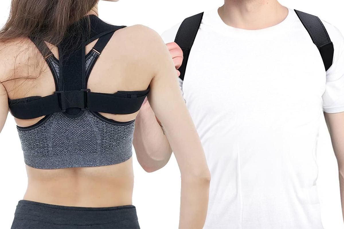 Invisible Posture Corrector Back Brace for Hunchback and Bad Posture Adjustable Shoulder & Upper Back Support
