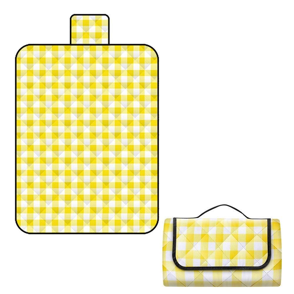 Foldable Picnic Mat Water-resistant Soft Camping Blanket Beach Outdoor Mat Red L