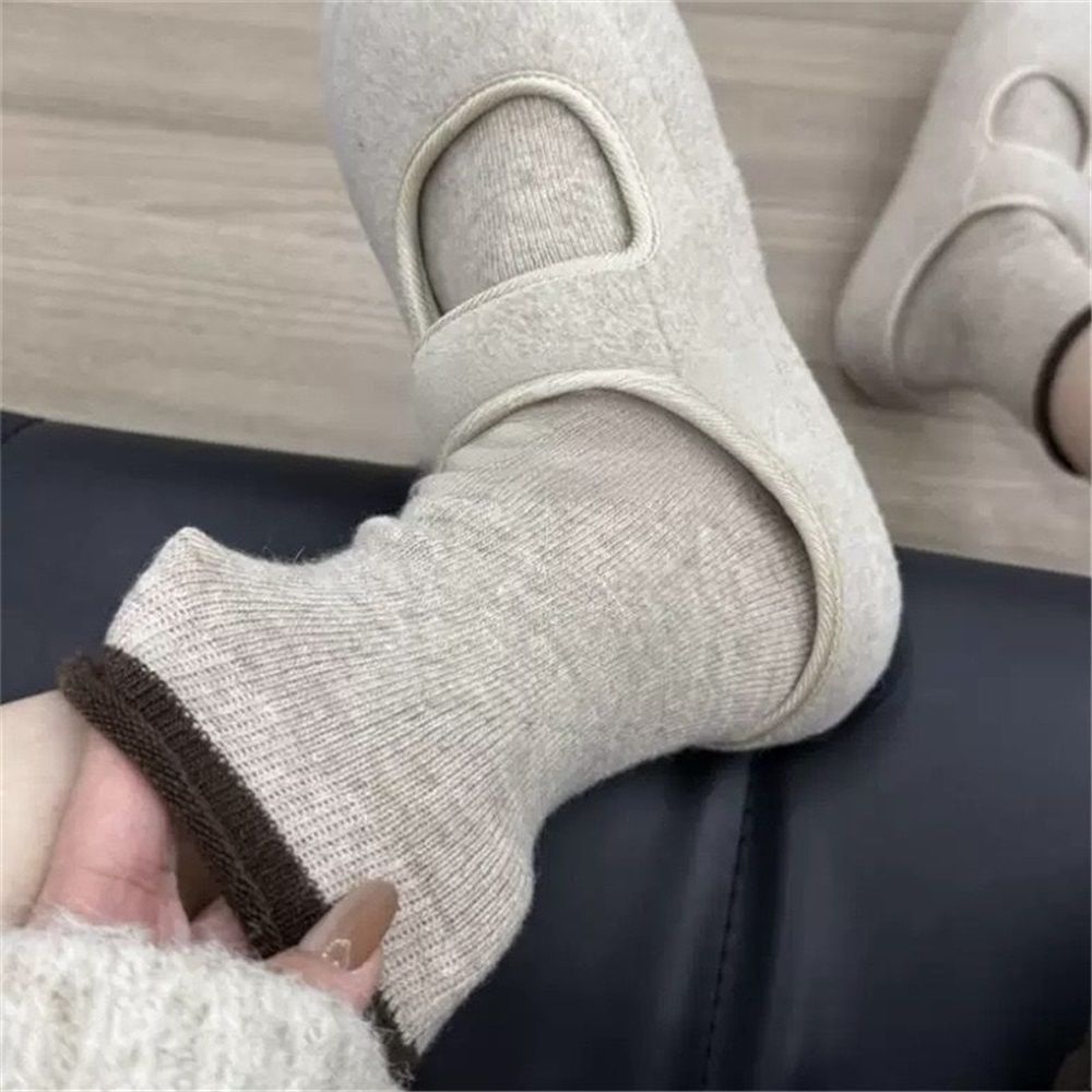 Socks for Women Ultra Soft Plush Lounge Socks Grippers One Size Cozy Comfort, Causal Thick Socks,Heel Sewed