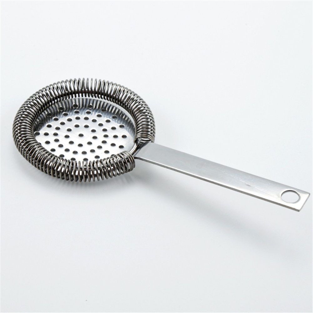 1PC Bar Cocktail Strainer Stainless Steel Fine Filtering Bar Tool Drink Strainer For Home Use, cocktail ice filter, bar cocktail ice strainer