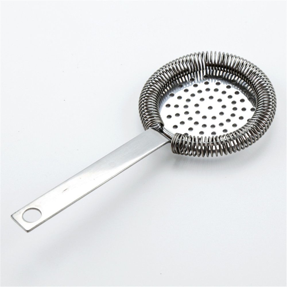 1PC Bar Cocktail Strainer Stainless Steel Fine Filtering Bar Tool Drink Strainer For Home Use, cocktail ice filter, bar cocktail ice strainer