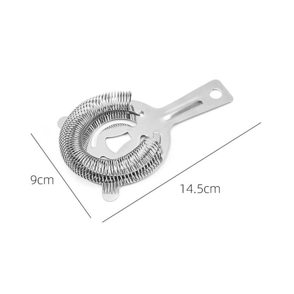 Cocktail Strainer 2 Pack, Bulk Bar Strainers for Bartending, Martini Strainer for Boston Shaker Mixing Glass, Bartender Hawthorne Strainer w/Removable Spring – Bar Supplier for Restaurant
