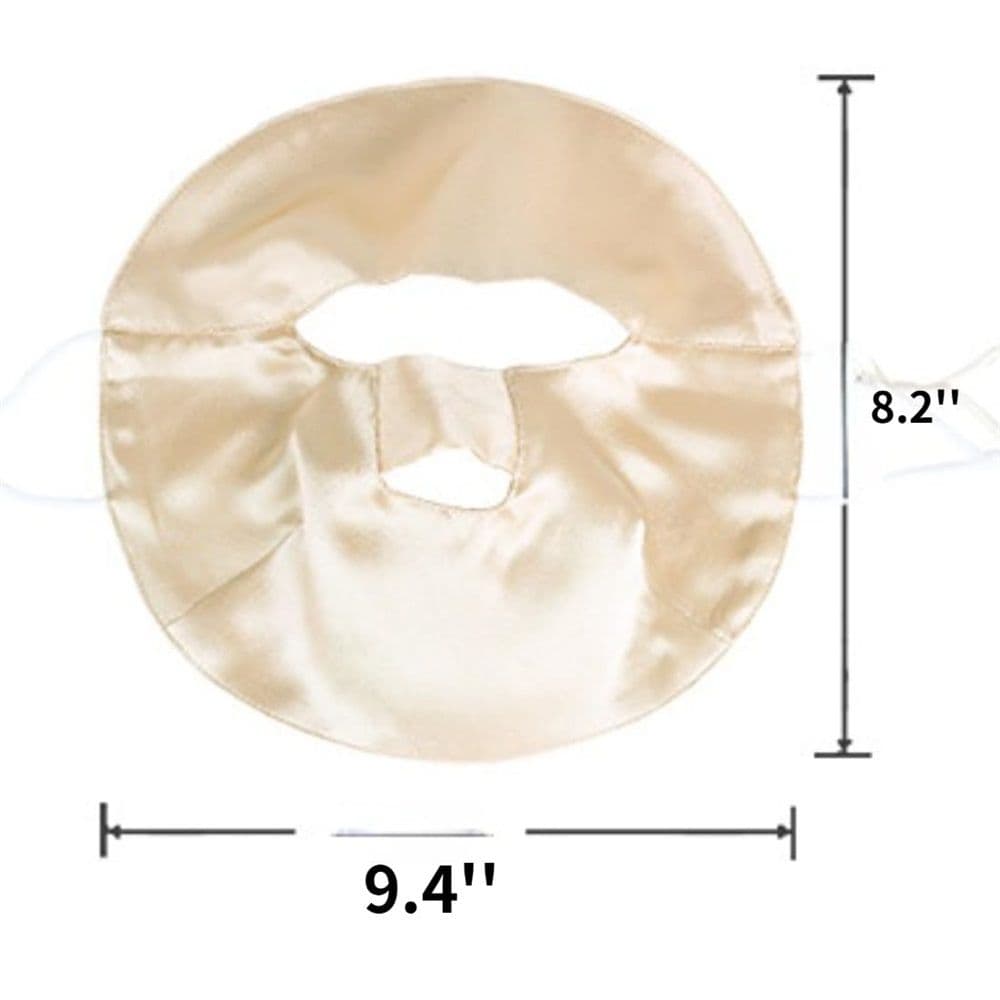Mulberry Silk Sun Protection Face Mask with Forehead Coverage - UPF 50+ Lightweight Facial Shield for Outdoor Protection