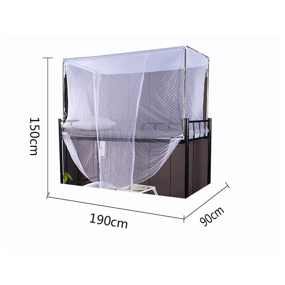 4 Corners Mosquito Net Princess Lace Poster Bedding Canopy Netting Full Sizes Netting White Bedding Home Decor Screen Tents for Camping（Only mosquito nets）