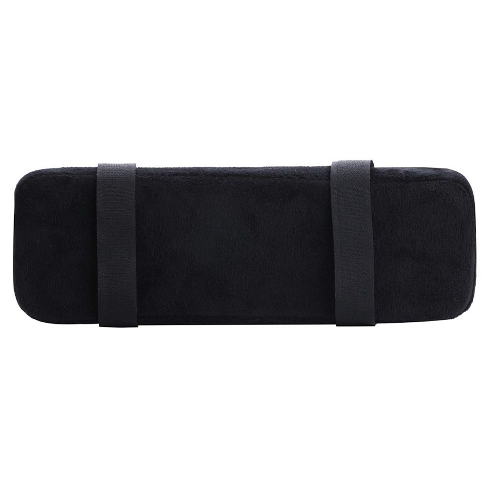 2 packs Memory Foam Chair Armrest Pads Cushion, Cover Elbow Pillow for Forearm Pressure Relief (black)