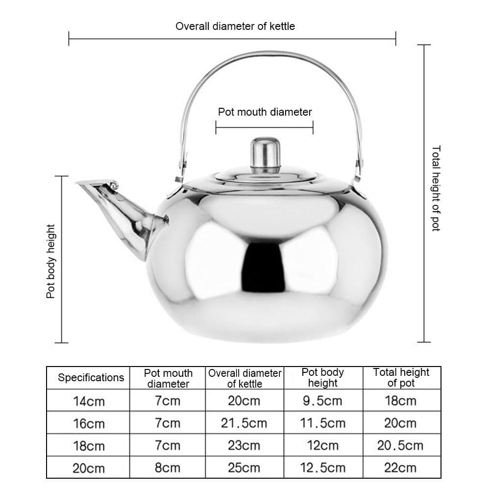 Infuser Teapot with Filter for Home and Office Coffee Kettle Oolong Green Tea Pitcher