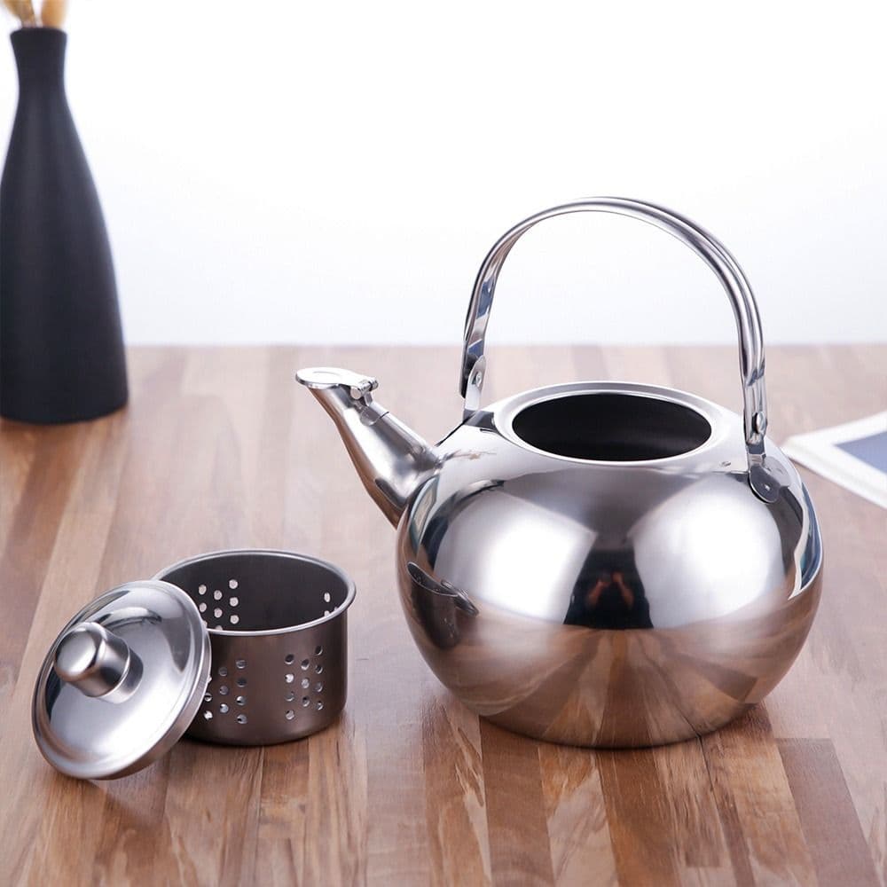 Infuser Teapot with Filter for Home and Office Coffee Kettle Oolong Green Tea Pitcher