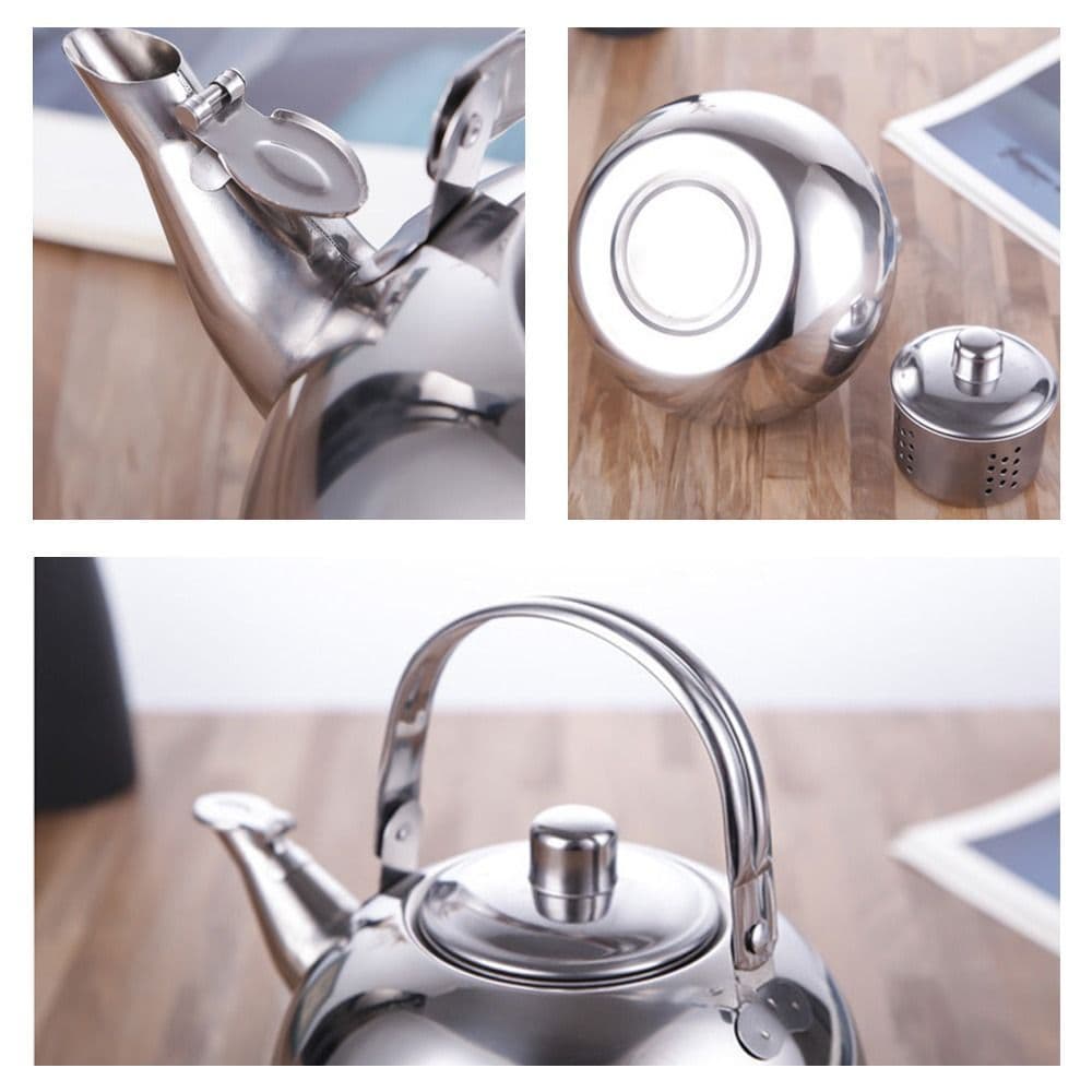 Infuser Teapot with Filter for Home and Office Coffee Kettle Oolong Green Tea Pitcher
