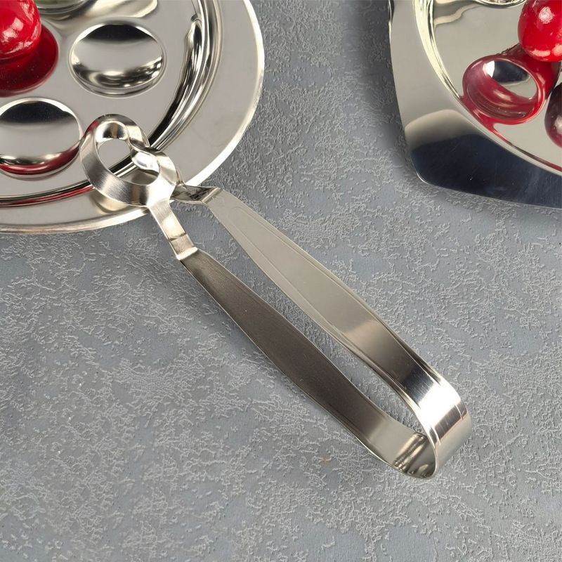 6-Pack Stainless Steel Escargot Tongs, Professional Snail/Seafood Shell Picking Tools for Restaurant, Kitchen & Serving