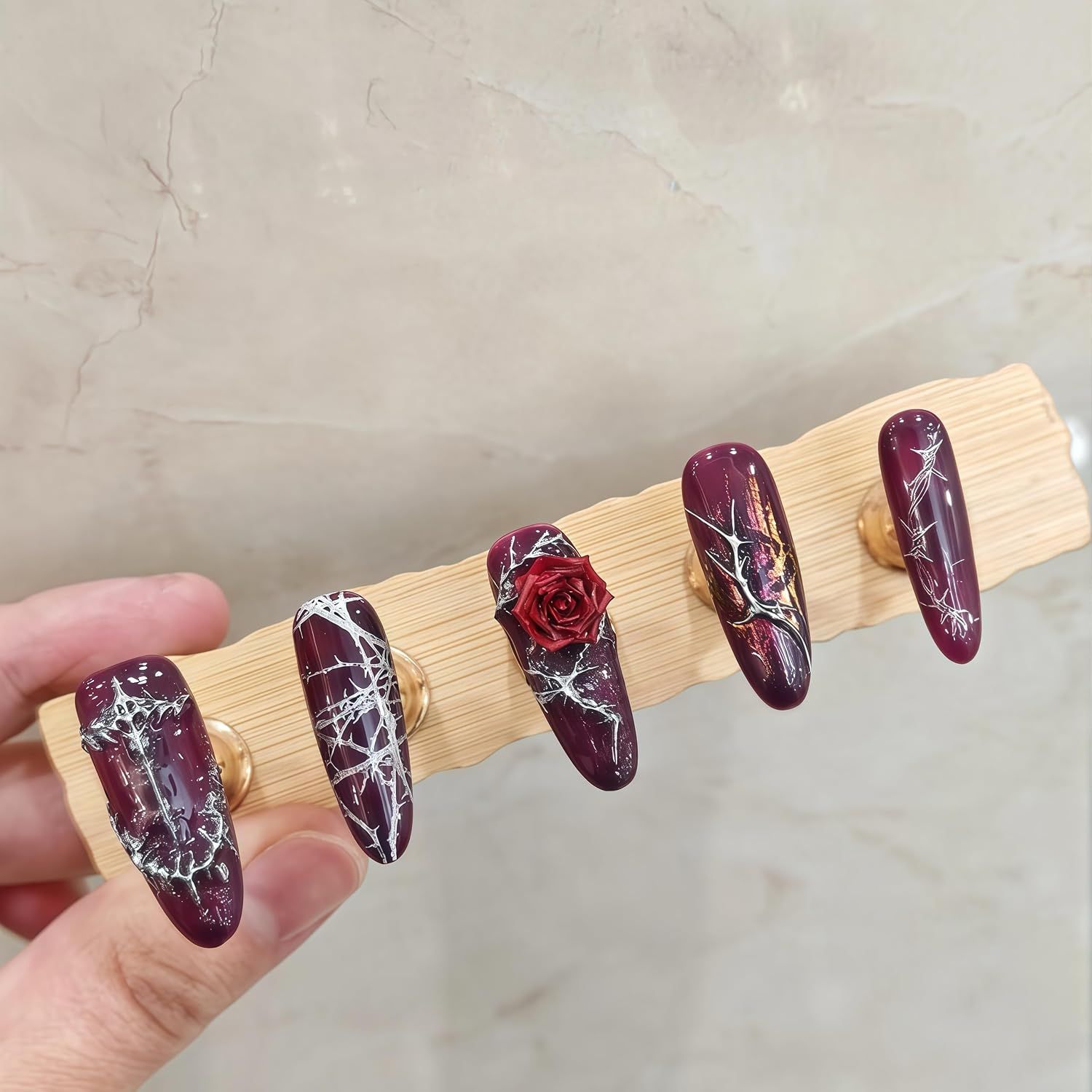3D Nail Molds Thorns Design, Silicone Tool Art Y2k Decoration