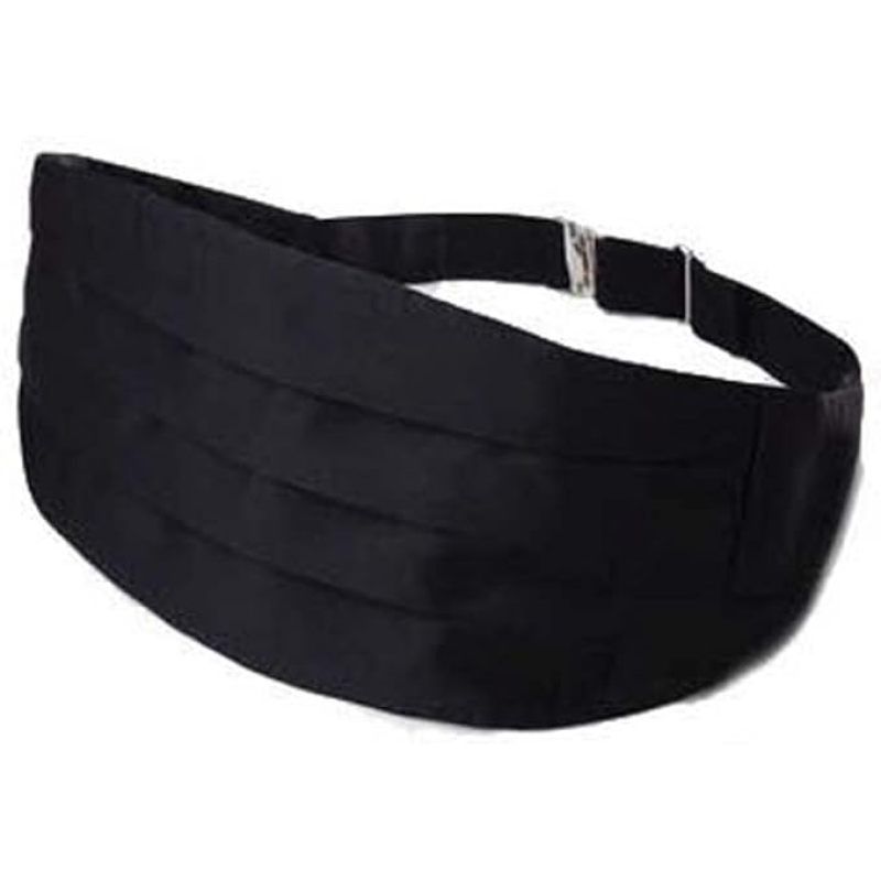 Formal Woven Satin Cummerbund Pre-Tied Bowtie set Many Solid Colors Available Solid Bow Tie Pocket Square Cummerbund Set