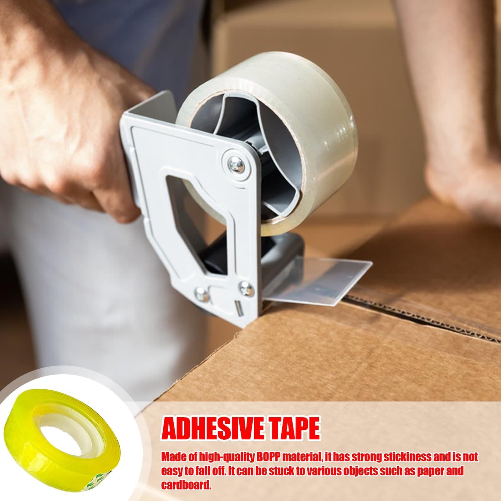 Compact Transparent Clear Tape, 6 Roll High Viscosity Clear Gift Wrap Tape, Clear Glossy Tape Release Smoothly, Extra Strong Adhesive