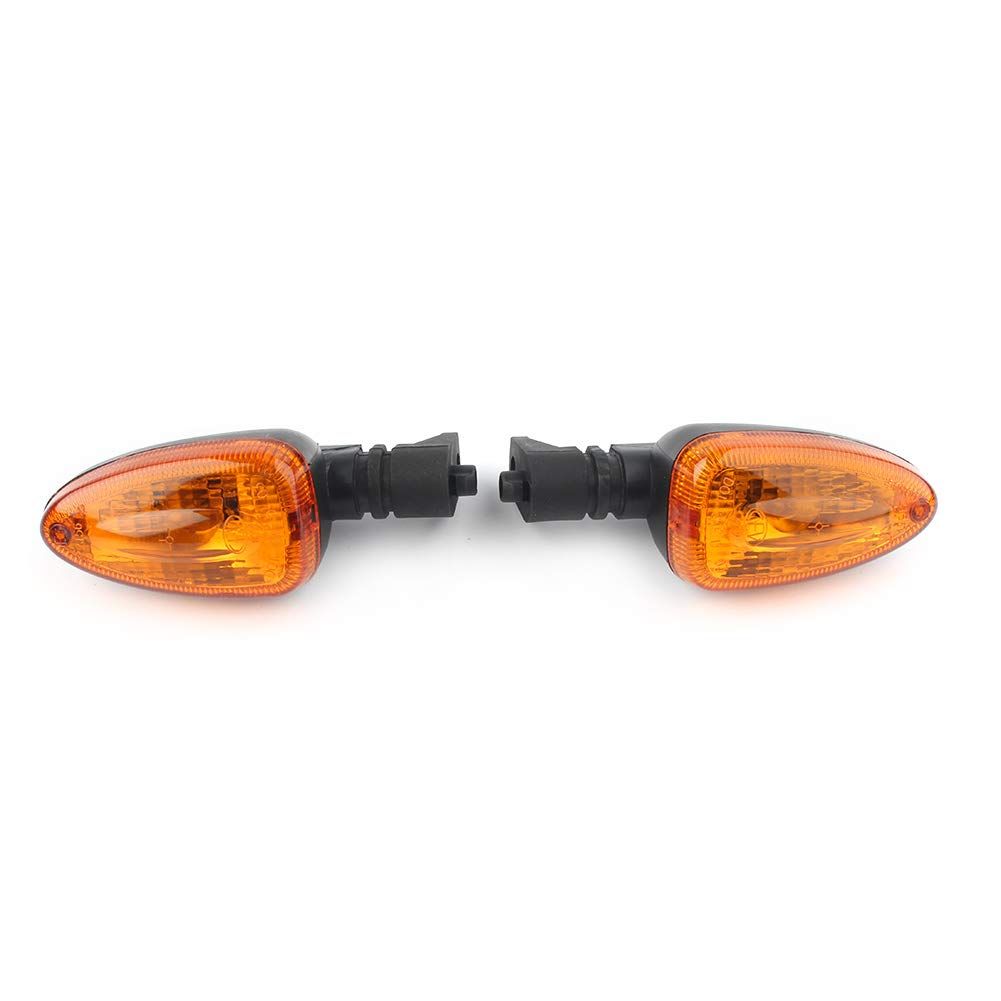 light Motorcycle Turn Signal Lights Indicators Lamp For Front and rear turn signals Amber Light （2pcs）