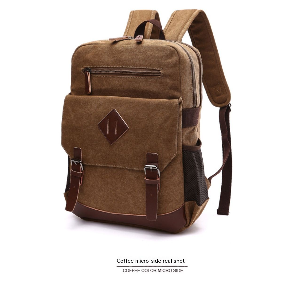 Vintage Canvas Backpack-Large Capacity, Multi-Functional Durable Outdoor Rucksack for outdoor hiking, traveling, camping
