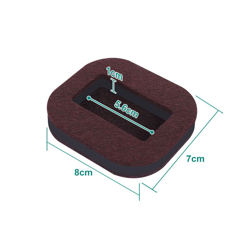 20 Pack Felt Furniture Cups, Anti-Sliding Bottom Caster Pads, Bed Wheel Couch Slide Stopper, Hardwood Floor Protector