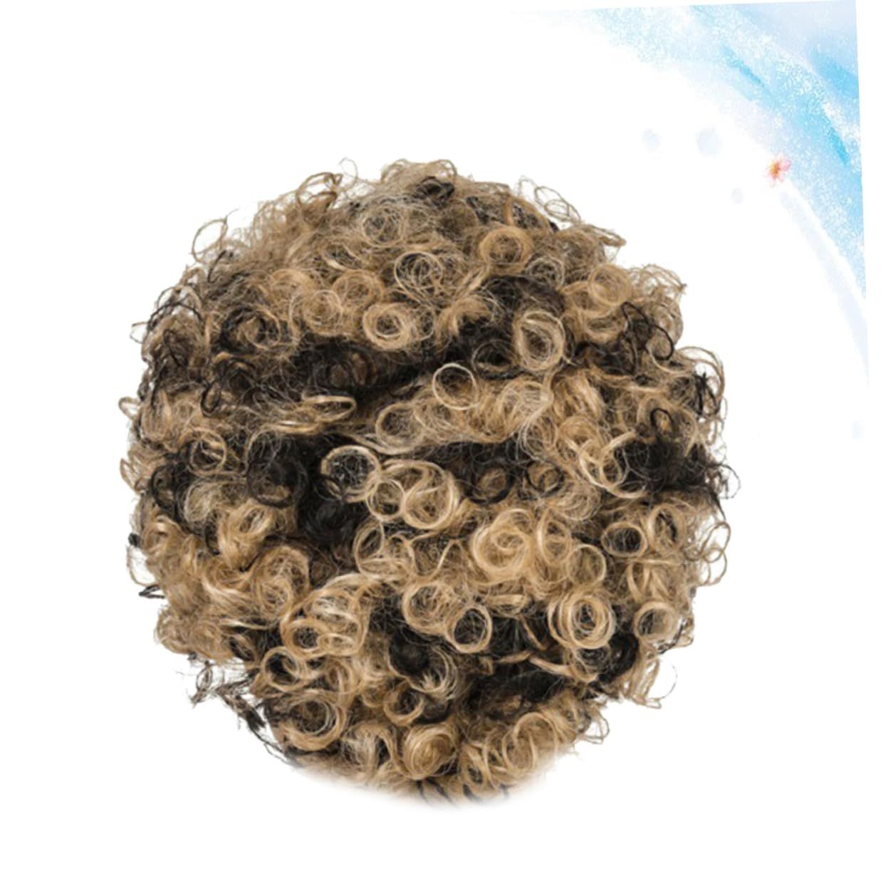Men Short Curly Wig Hair Wig Cap Party Hair Wig Cap Wig Hair Wigs Wig Costume Accessory Wig for Men Wig Cap Hairstyles Brown