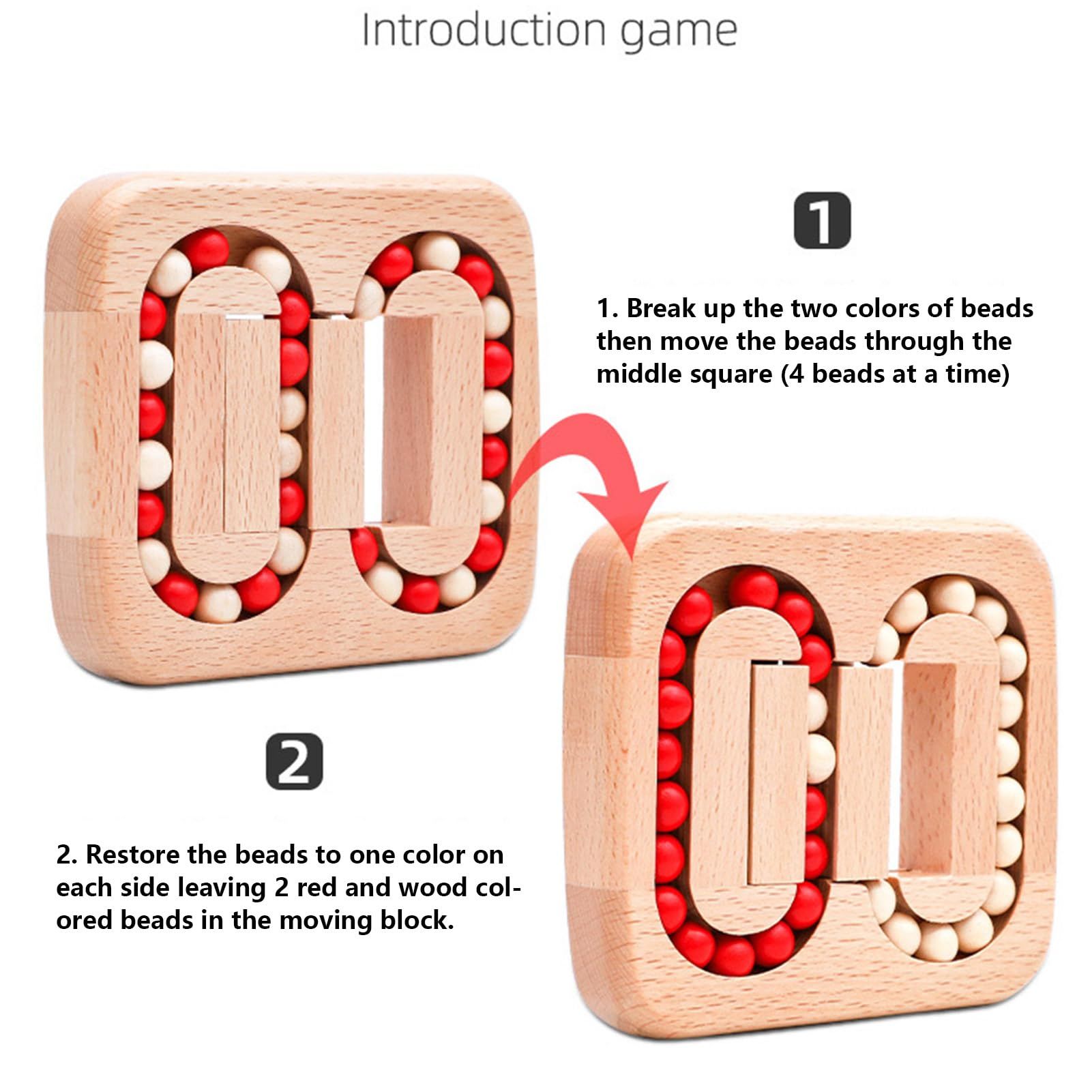 Kids Toys Kids Toys Kids Toys Wooden Game in Maze Brain Teaser Puzzle Wood Round Shape Balance Board Game Hand Eye Coordination