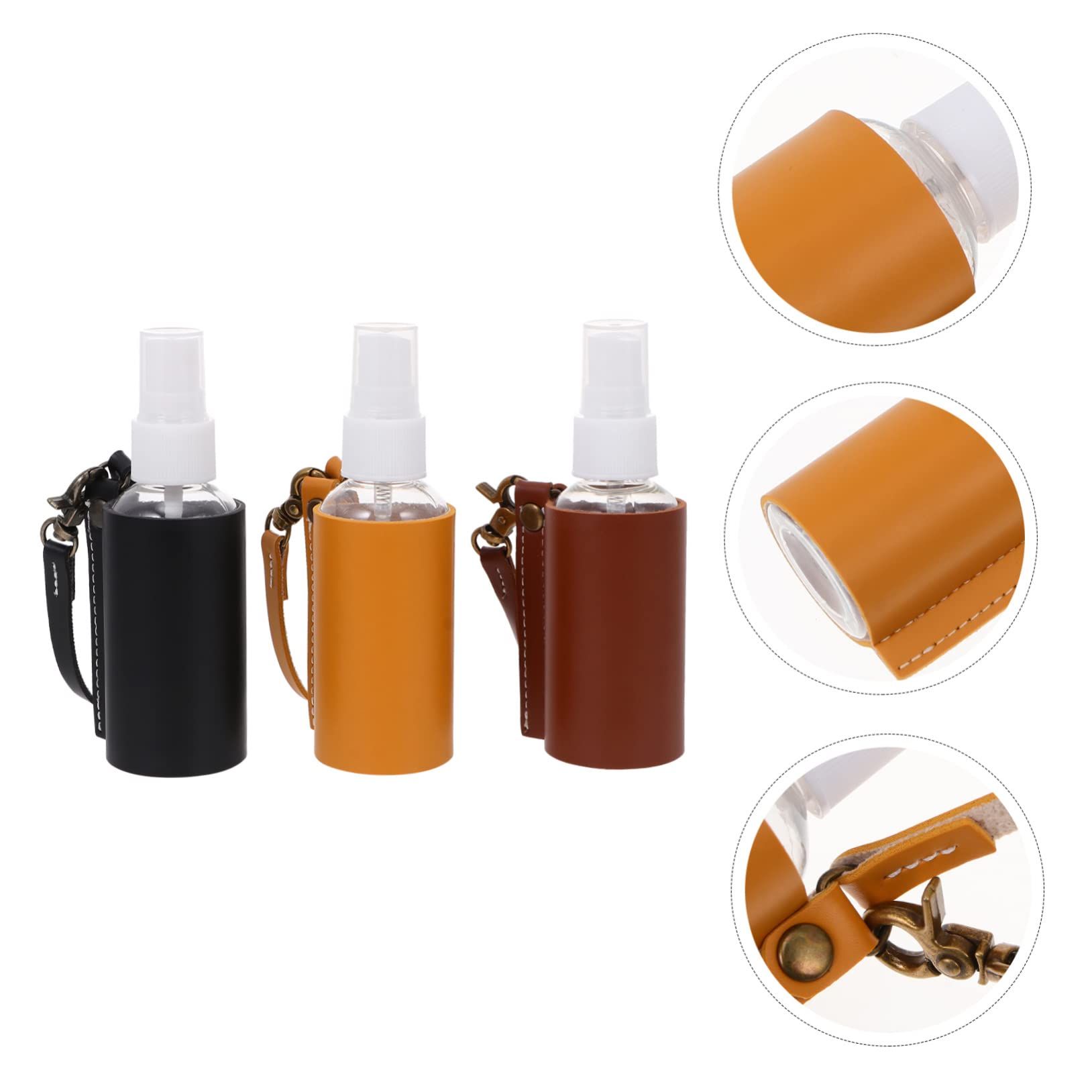 3pcs spray bottle skin Bottle with Holder Bottle portable hand washing travel hand soap mini plastic spray bottles empty travel